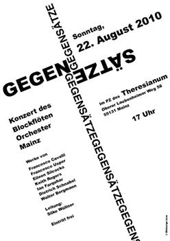 Konzertplakat 2010